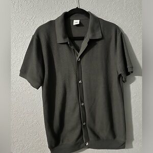 Zara knit button down